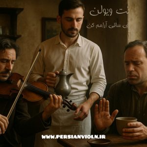 نت ویولن ای ساقی آرامم کن